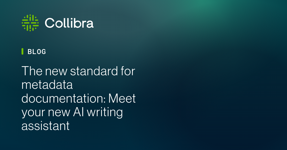 The new standard for metadata documentation: Meet your new AI writing ...