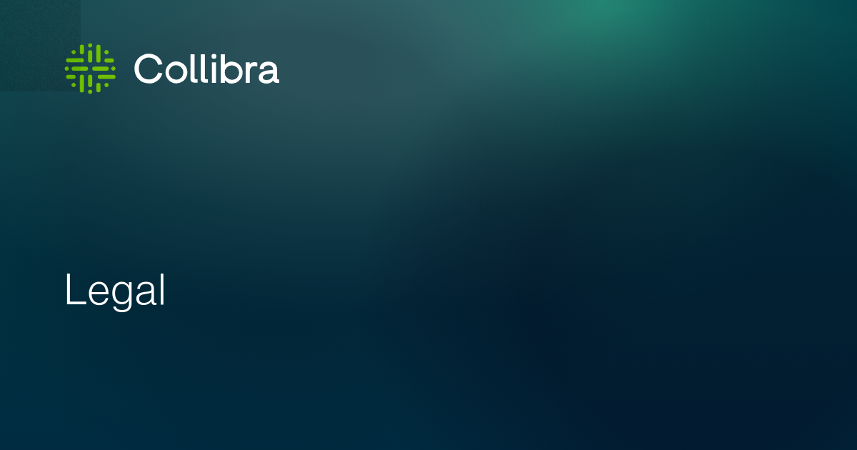 Legal | Collibra