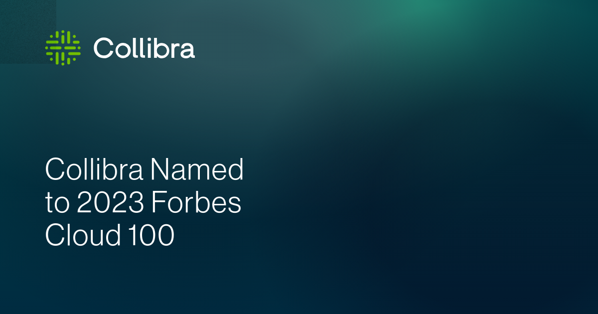 Collibra Named to 2023 Forbes Cloud 100 | Collibra
