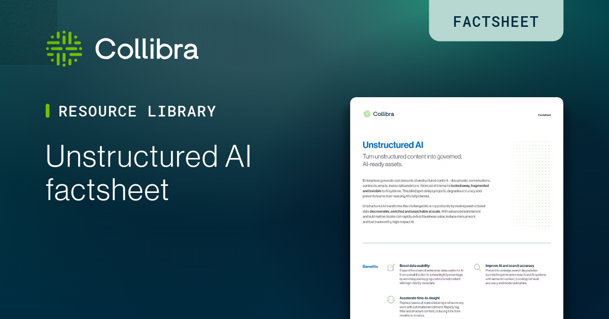 Unstructured AI Factsheet | Collibra